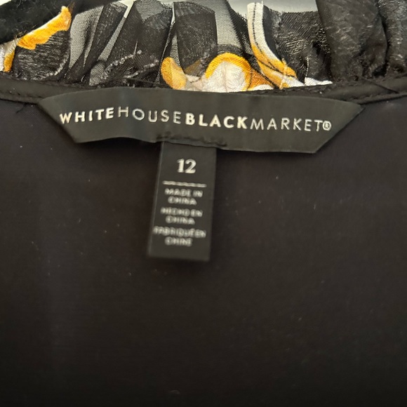 White House Black Market blouse; Size 12 - Picture 3 of 3